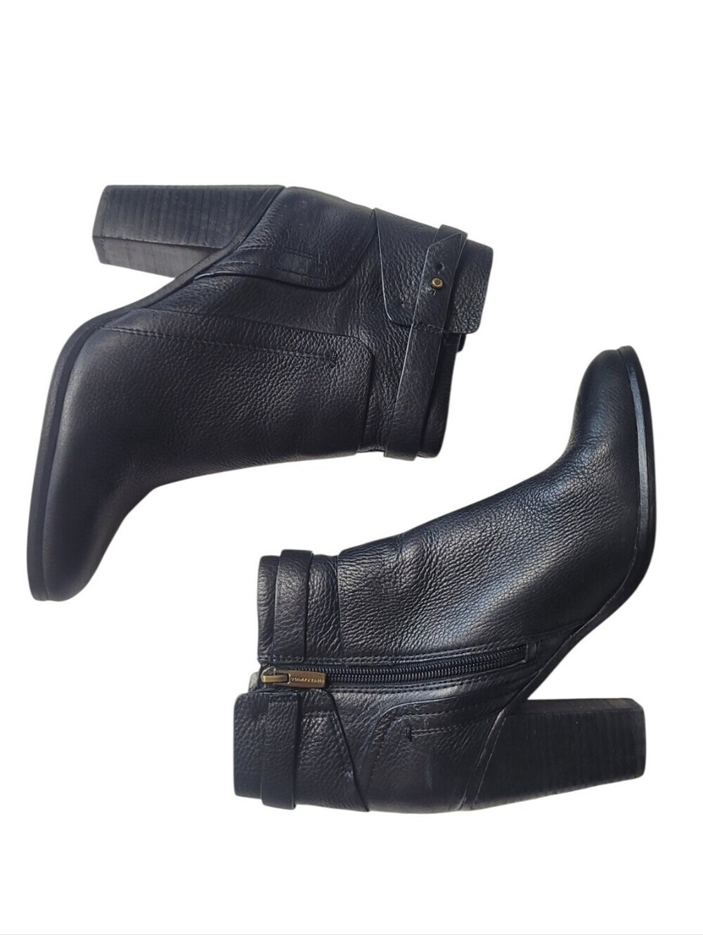 Vince Camuto Faythe Stacked Heel Ankle Boots Size 8